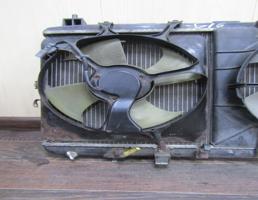 Диффузор с вентилятором (основной) для HONDA CR-V II рестайлинг (2004—2006)  запчасти бу