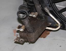 Радиатор (маслоохладитель) АКПП для JAGUAR XF I (2007—2011)  запчасти бу