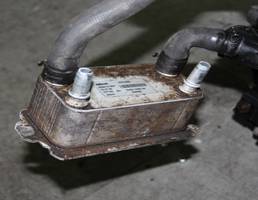 Радиатор (маслоохладитель) АКПП для JAGUAR XF I (2007—2011)  запчасти бу