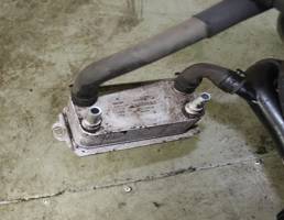 Радиатор (маслоохладитель) АКПП для JAGUAR XF I (2007—2011)  запчасти бу