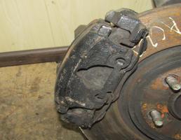 Суппорт передний правый для JAGUAR XF I (2007—2011)  запчасти бу