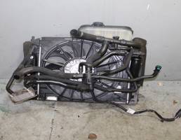 Диффузор вентилятора в сборе с вентиляторами для JAGUAR XF I рестайлинг (2011—2015)  запчасти бу